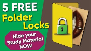 Best Folder Lock for PC 2025  Top 5 Folder Lock for Windows 10 [upl. by Gurango]