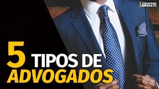 5 TIPOS DE ADVOGADOS  JRImperato [upl. by Annotahs]