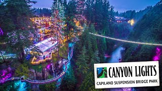 Canyon Lights at Capilano Suspension Bridge Park [upl. by Ahsihat]