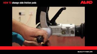 HOW TO change side friction pads [upl. by Retsof703]