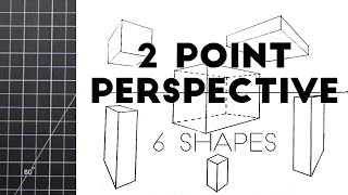 2 Point Perspective Drawing Step By Step [upl. by Aun]