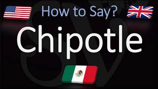 How to Pronounce Chipotle CORRECTLY Mexican Grill Pronunciation [upl. by Elitnahc680]