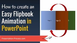 How to Create Easy Flipbook Animation Effect in PowerPoint [upl. by Halladba]