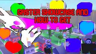 GASTER SHOWCASE AND HOW TO GET IT IN A UNIVERSAL TIME ROBLOX [upl. by Anerbas]