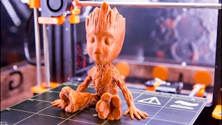 Baby Groot  3D Printing Time Lapse [upl. by Laforge]