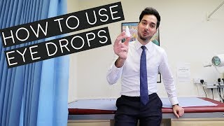 How To Use Eye Drops 2018 [upl. by Elnore]