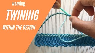 Twining  Weaving Techniques for Beginners [upl. by Haughay88]