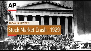 US Stock Market Crash  1929  Today in History  29 Oct 16 [upl. by Corrinne432]