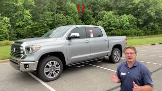 2021 Toyota Tundra 1794 Edition for Sale  Silver Sky Metallic PLUS key highlights of 1794 [upl. by Terr]