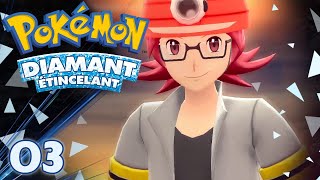 PREMIERE ARENE  BADGE CHARBON💎03  POKÉMON DIAMANT ÉTINCELANT  Lets Play FR [upl. by Womack]