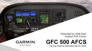 Getting to Know the Garmin GFC™ 500 Autopilot – Garmin Training [upl. by Ennirroc]