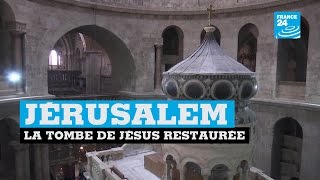 Jérusalem  la tombe de Jésus restaurée [upl. by Valry]