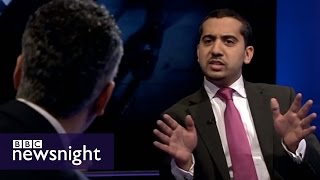 Maajid Nawaz Mehdi Hassan and Mo Ansar lock horns on BBC Newsnight [upl. by Colligan226]