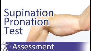 Supination Pronation Test  Distal Biceps Tendon Rupture [upl. by Margarette684]