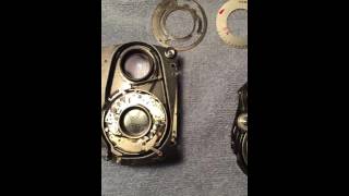 Repaired Yashica Mat TLR Camera Shutter [upl. by Wolliw]