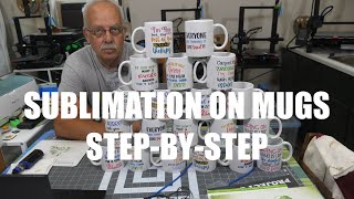 Sublimation On Mugs Step By Step [upl. by Yelrah313]