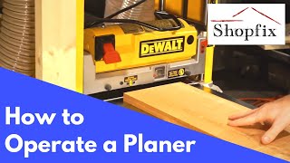 How to Use a Thickness Planer [upl. by Hulda152]