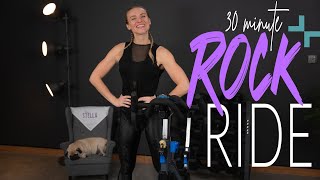 ENERGIZING ROCK RIDE  30 Minute Indoor Cycling Workout [upl. by Brocklin846]