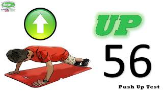 Push Up Test Visual with Counter [upl. by Ettenwad988]