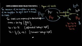 CMRR COMMON MODE REJECTION RATIO [upl. by Arahsak613]