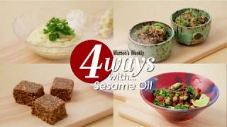 4 Ways With Sesame Oil [upl. by Ihdin]