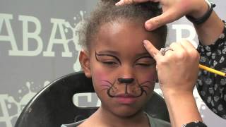 123 Kitty Super Fast Face Painting [upl. by Adelaida]