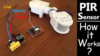 PIR Motion Sensor  How to connect How it Works [upl. by Haraj]