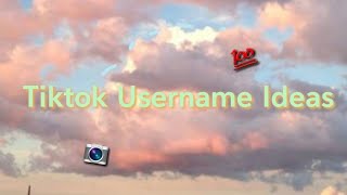 tiktok username ideas 🌿 aesthetic username [upl. by Mcgannon222]