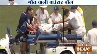 Australian Cricketer Phillip Hughes Dies Being Hit by Ball During Match [upl. by Berget]