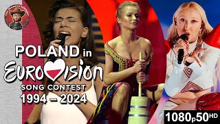 Poland 🇵🇱 in Eurovision Song Contest 19942024 [upl. by Leeanne716]