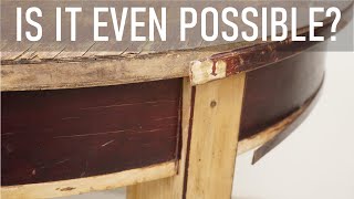 How to restore an old dining table [upl. by Portingale462]