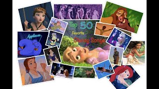 Top 50 Disney Songs [upl. by Nnylakcaj]