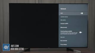 How To Set Up Internet On Your Sony TV  WiFi [upl. by Gaby]