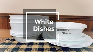 How to Remove Stains From Dishes [upl. by Akirahc]