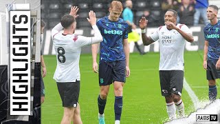 HIGHLIGHTS  Derby County Vs Stoke City [upl. by Haelhsa]