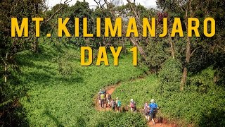 Kilimanjaro  Lemosho Route  Day 1 [upl. by Eednar]