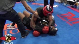 MAYWEATHER SPAR WARS HEATED SPARRING SESSION WILL CLEMONS VS CHRISTIAN [upl. by Adne]