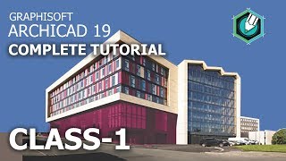 Archicad 19 complete tutorial  Class1 [upl. by Acceb]