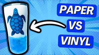 CLEAR PRINTABLE VINYL VS CLEAR STICKER PAPER  WHICH IS BETTER [upl. by Pauly]