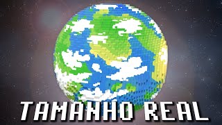 Como a internet está recriando o Planeta Terra no Minecraft tamanho real [upl. by Melena112]