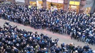 Schalke Fans go crazy in the streets of Manchester [upl. by Artemis]