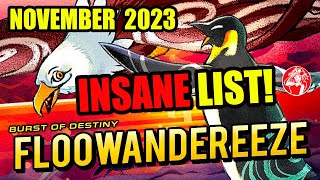 UPDATED LIST Floowandereeze Deck Profile  November 2023  YUGIOH [upl. by Notaes115]