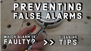 Cleaning Smoke Alarms  Identifying a BAD Detector  Preventing False Alarms [upl. by Aicilra574]