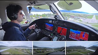 Flying Into a Private Mountain Airport Community [upl. by Childers]