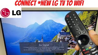 Connect New LG TV To WIFI WebOS 6  How To [upl. by Sehguh229]