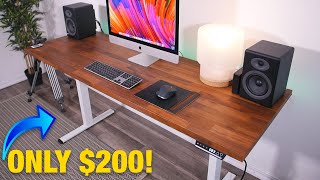 The Cheapest Motorized DIY Standing Desk On Amazon [upl. by Baudoin]