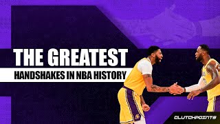 The greatest handshakes in NBA history [upl. by Chery]