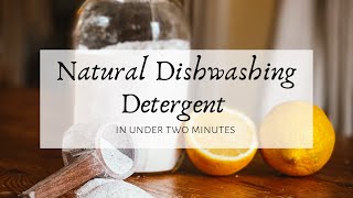 Homemade All Natural Dishwashing Detergent That Actually Works  HOMEGROWN HOPES  DIY [upl. by Politi]