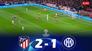 Atletico Madrid vs Inter  Champions League 2024  Full Match [upl. by Retsevlis]