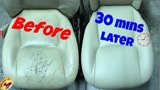 How To Repair The NASTIEST Leather amp Vinyl SeatsBack To PERFECT [upl. by Trenna890]